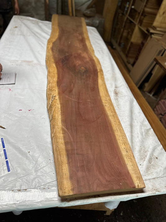 Live Edge Slab - Purpleheart
