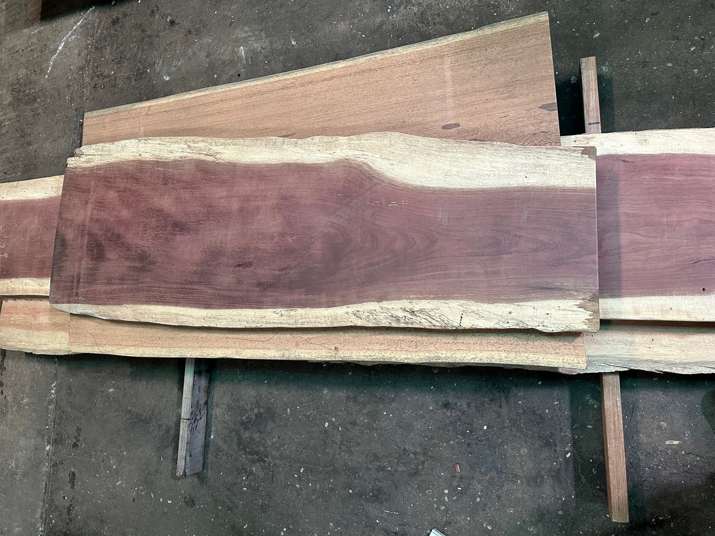 Live Edge Slab - Purpleheart