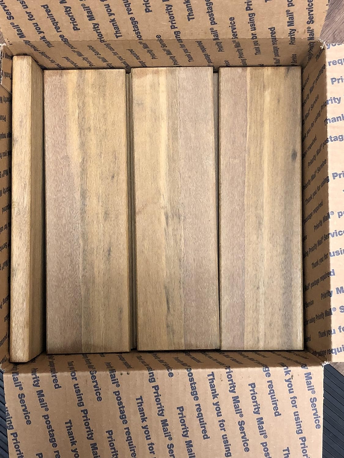 EFP Artisan Woods Box of Solid Tropical Greenheart Wood